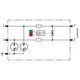 Dehn Modularer Kombi-Ableiter für 1 Doppelader BLITZDUCTORconnect mit Defektanzeige