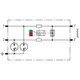 Dehn Modularer Kombi-Ableiter für 1 Doppelader BLITZDUCTORconnect mit Defektanzeige