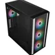 Cooler Master MasterBox MB600 Midi Tower ATX Gehäuse Glasfenster weiß