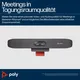 Poly Studio R30 Plus (Business-Kit) - 4K USB-Video-Bar + Bluetooth Remote + HP USB-C Dock G5