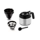 Medion MD 19911 Kaffeemaschine mit Mahlwerk edelstahl