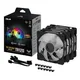 ASUS TUF GAMING TR120 ARGB 3x Gehäuselüfter schwarz, 120 mm, PWM