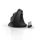 Hama 182699 Vertikale, ergonomische Funkmaus EMW-500, 6 Tasten, Schwarz