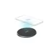 Hama 201683 Wireless Charger "QI-FC10", 10 W, kabelloses Smartphone-Ladepad, Schwarz
