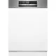 Bosch SMI6ZCS16E Serie 6 Teilintegrierter Geschirrspüler B 60cm Stahl