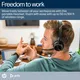 Poly Voyager 4320-M / UC, USB-C/ Wireless Headset + BT700 Dongle + Ladestation, für Microsoft Teams zertifiziert (Bulk)