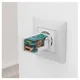Hama 00201993 Schnellladegerät, 1x USB-C PD, 1x USB-A QC, Mini-Ladegerät, 45 W, Weiß