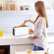 Braun HT 3100 PurEase Langschlitz-Toaster weiß