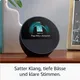 Amazon Echo Spot (2024) Smart Clock mit sattem Klang und Alexa blau