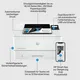 HP LaserJet Pro 4002dw S/W-Laserdrucker USB LAN WLAN Laser Drucker