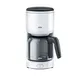 Braun KF 3120 PurEase Filter-Kaffee-Maschine weiß