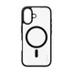 CARE by PanzerGlass® Flagship Case Transparent Urban Combat m. Schwarz Rahmen & MagSafe iPhone 16