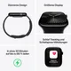 Apple Watch Series 10 GPS 42mm Aluminium Diamantschwarz Sportarmband schwarz - S/M