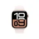 Apple Watch Series 10 GPS 42mm Aluminium rose gold Sportarmband light blush - S/M