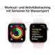 Apple Watch Series 10 GPS 42mm Aluminium rose gold Sportarmband light blush - S/M