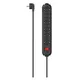 Hama 00223132 Steckdosenleiste, 6-fach, 90° gedreht, Schalter, Wandmontage, 2 m, Schwarz