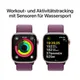 Apple Watch Series 10 GPS 42mm Aluminium Roségold Sport Loop Plum