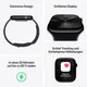 Apple Watch Series 10 LTE 42mm Natural Titangehäuse mit Stone Grey Sportarmband - M/L