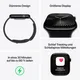 Apple Watch Series 10 LTE 42mm Slate Titangehäuse mit schwarzem Sportarmband - S/M