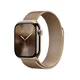 Apple Watch Series 10 LTE 42mm Gold Titangehäuse mit Gold Milanese Loop