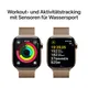 Apple Watch Series 10 LTE 42mm Gold Titangehäuse mit Gold Milanese Loop
