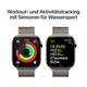 Apple Watch Series 10 LTE 46mm Natural Titangehäuse mit Natural Milanese Loop - M/L