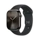 Apple Watch Series 10 LTE 46mm Slate Titangehäuse mit schwarzem Sportarmband - S/M