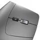 Hama 00182691 Ergonomische Vertikalmaus EMW-700, wiederaufladbar, Multi Device, Anthra.