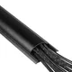 Hama 00220985 Kabelkanal, selbstklebend, halbrund, 100 x 7 x 2,1 cm, PVC, Schwarz