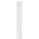 Hama 00220980 Kabelkanal, 4 Stück, selbstklebend, halbrund, 100 x 1,1 x 1 cm, PVC, Weiß
