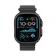 Apple Watch Ultra 2 LTE 49mm schwarzes Titan Gehäuse mit schwarzen Ozean Armband
