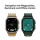Apple Watch Ultra 2 LTE 49mm schwarzes Titan Gehäuse mit dunkelgrünem Alpin Armband - M