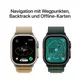 Apple Watch Ultra 2 LTE 49mm schwarzes Titan Gehäuse mit dunkelgrünem Alpin Armband - L