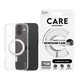 CARE by PanzerGlass® Feature Case Transparent m. Silber Kickstand & MagSafe iPhone 16 Plus