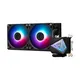 MSI MAG Core Liquid I240 CPU Komplettwasserkühlung für AMD und Intel CPU Schwarz