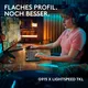 Logitech G915 X LIGHTSPEED TKL, Clicky-Switches, Schwarz, Tri-Mode-Konnektivität, KEYCONTROL, mechanische GL-Schalter und LIGHTSYNC RGB
