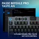 Logitech G915 X LIGHTSPEED TKL, Clicky-Switches, Schwarz, Tri-Mode-Konnektivität, KEYCONTROL, mechanische GL-Schalter und LIGHTSYNC RGB