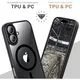 JT Berlin BackCase Pankow Hybrid MagSafe Apple iPhone 16 Plus schwarz/transparent