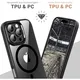 JT Berlin BackCase Pankow Hybrid MagSafe Apple iPhone 16 Pro Max schwarz/transparent