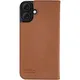 JT Berlin Echtleder BookCase Tegel Apple iPhone 16 Plus cognac