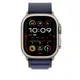 Apple Watch Alpine Loop Armband für Watch Ultra 49mm Marine / Titan natur (L)