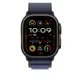 Apple Watch Alpine Loop Armband für Watch Ultra 49mm Marine / Titan schwarz (L)
