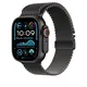 Apple Watch Milanese Armband für Watch Ultra 49mm Titan Schwarz (L)