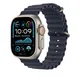 Apple Watch Ocean Armband für Watch Ultra 49mm Marine  / Titan Natur (One Size)