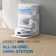 ECOVACS N30 PRO OMNI Saugroboter mit Wischfunktion 10000 Pa, OMNI Station weiß