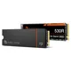 Seagate Firecuda 530R NVMe SSD 1 TB M.2 2280 PCIe 4.0 mit Kühlkörper