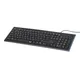 Hama 00182663 Multimedia-Tastatur Anzano, mit seitlichen Leuchtstreifen