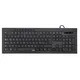 Hama 00182663 Multimedia-Tastatur Anzano, mit seitlichen Leuchtstreifen