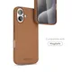 Vonmählen Like Leather Case für iPhone 16 Plus braun