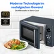 Medion MD15000 Retro Mikrowelle Solo grau 800W 20L